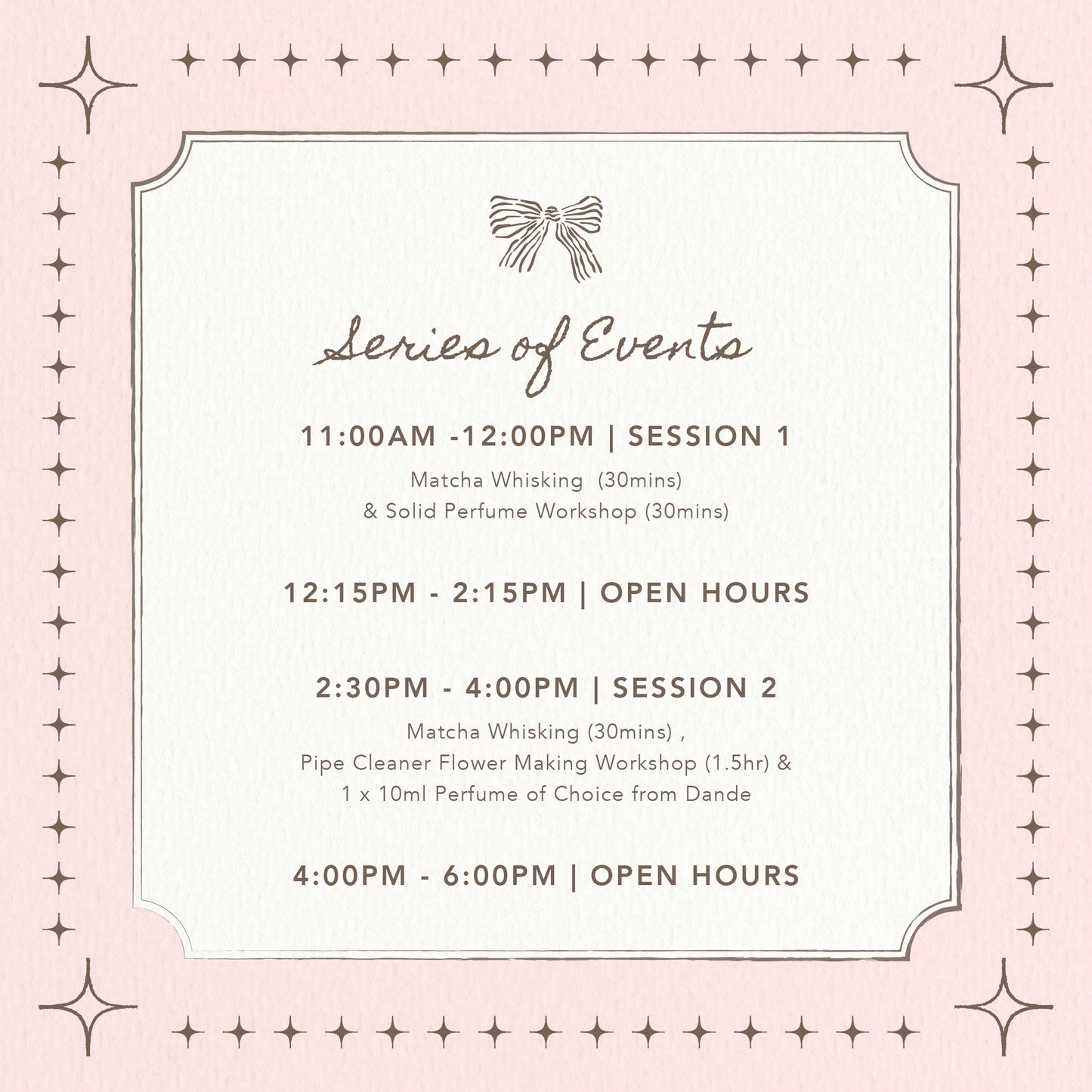 Dande x Mad Matcha: 2.30 pm - 4 pm, 7 February 2026 (Saturday)