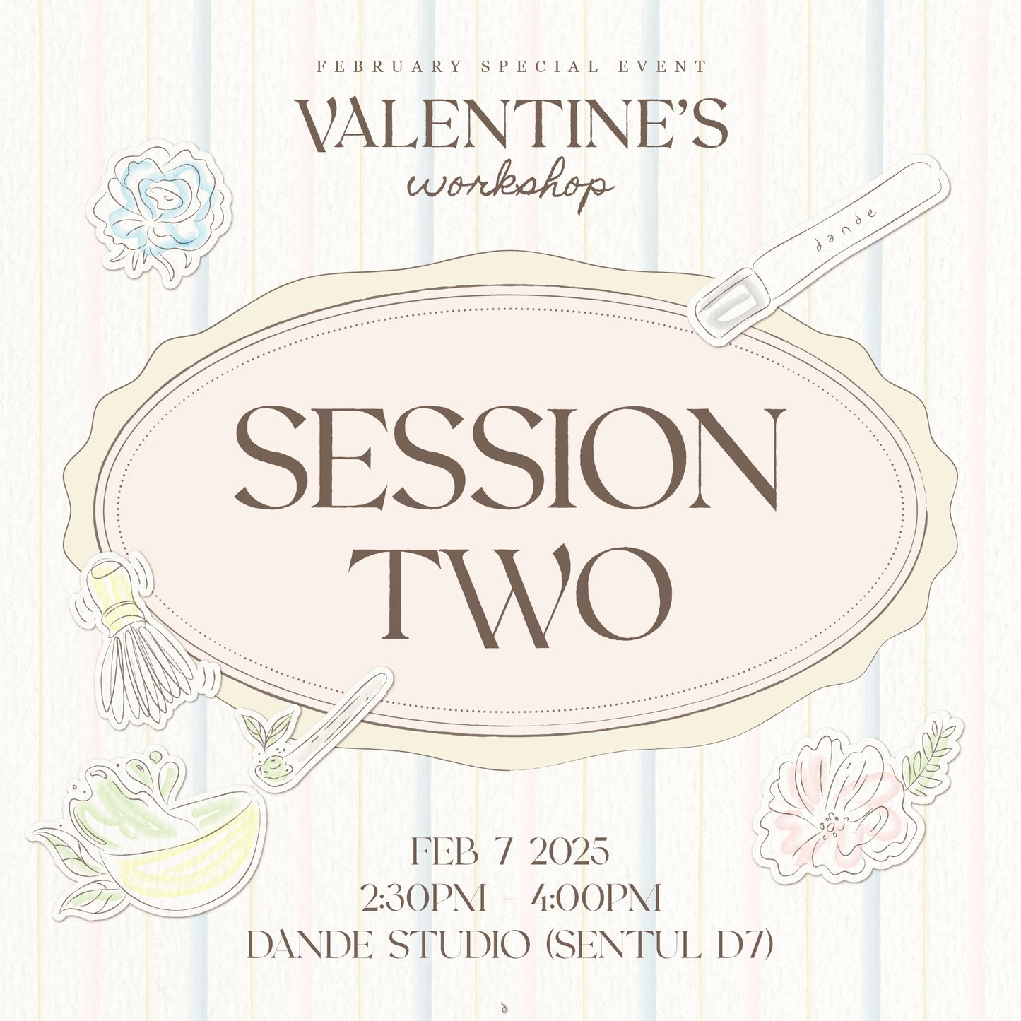 Dande x Mad Matcha: 2.30 pm - 4 pm, 7 February 2026 (Saturday)