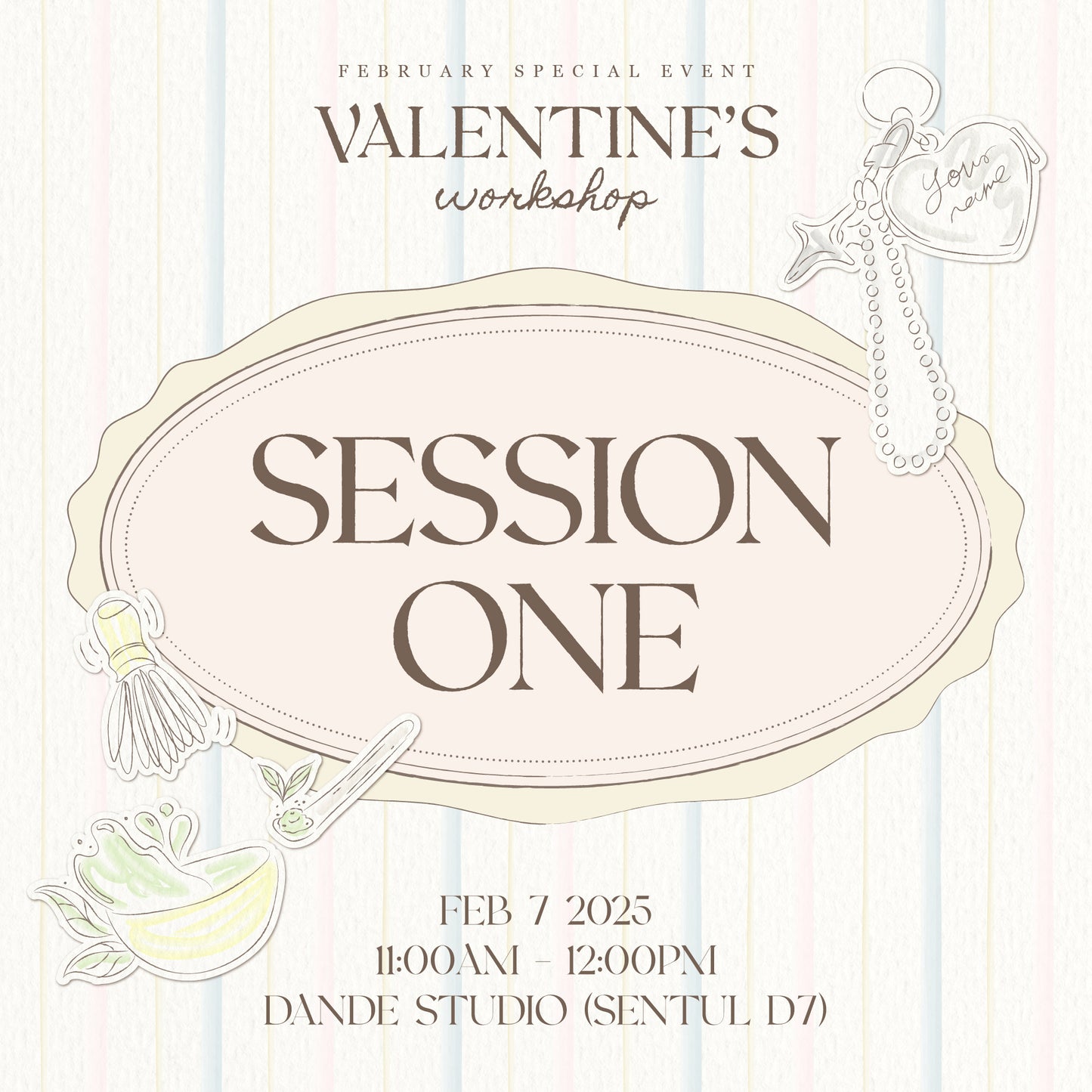 Dande x Mad Matcha: 11 am - 12 pm, 7 February 2026 (Saturday)